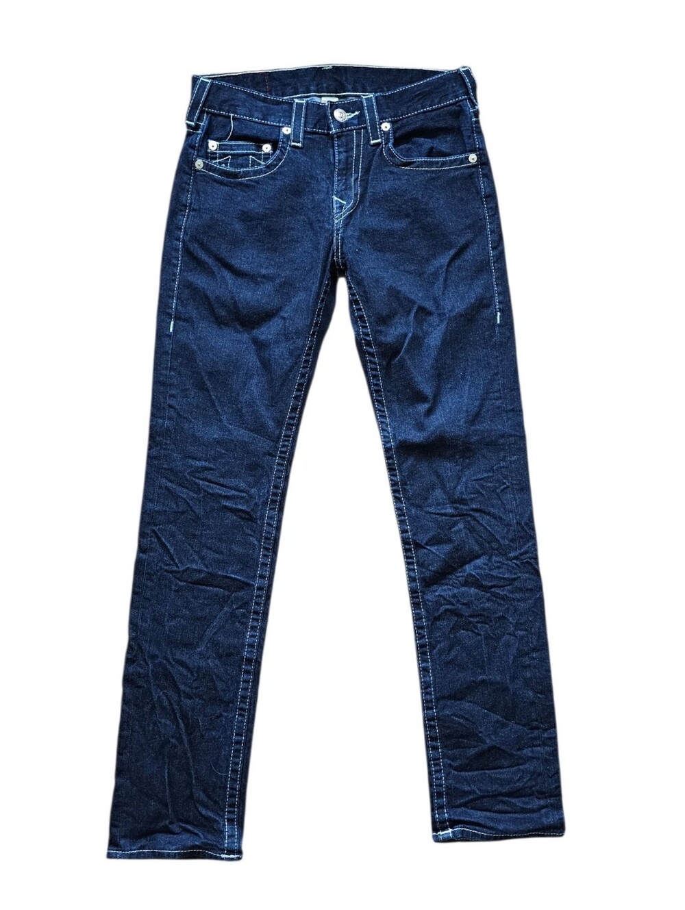 True Religion Slim Naturaline Body Rinse Stretch Slim Fit Denim Jeans Men 31